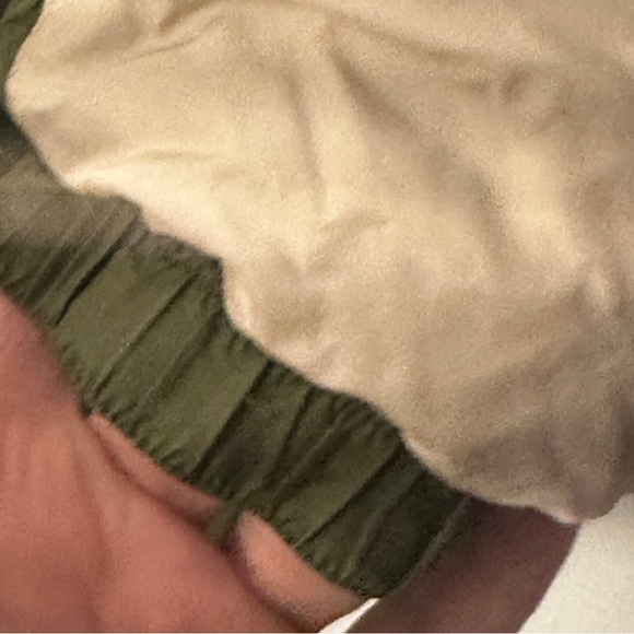 Land’s End goose feather down coat jacket, reversible kids size medium, 10/12 - Picture 9 of 15